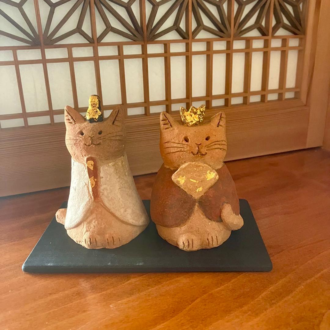 長島伸夫 猫の雛人形 ひな祭り