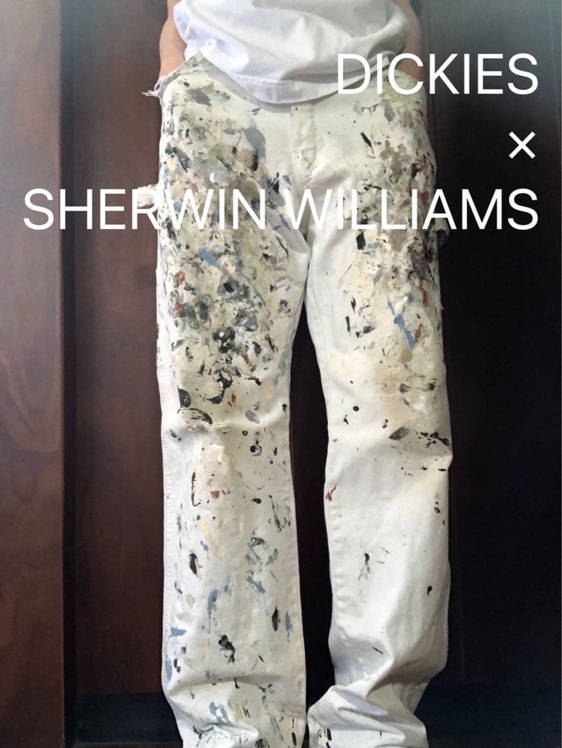襤褸 アート DICKIES×SHERWIN WILLIAMS ペインターパンツ