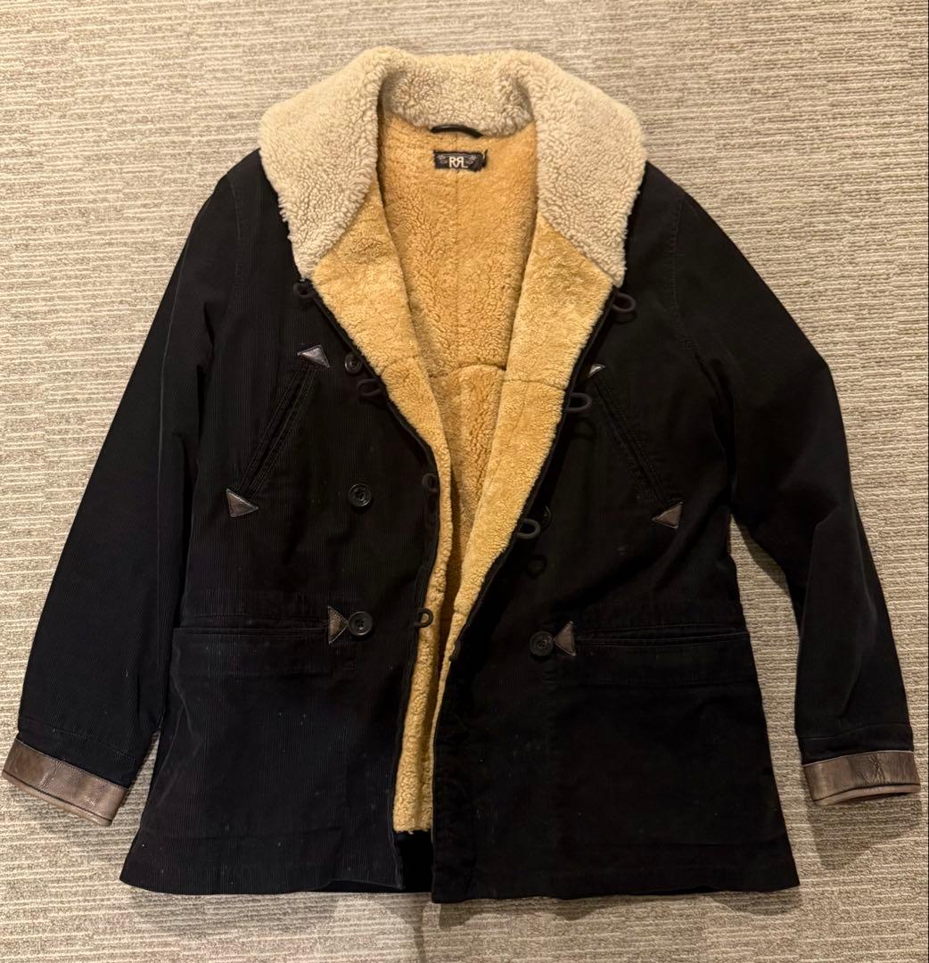 RRL ダブルアールエル ムートンカラーコーデュロイコートM