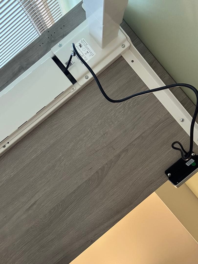 【美品】Flexispot E7 pro 昇降式デスク　ホワイトウッド　コノ字型