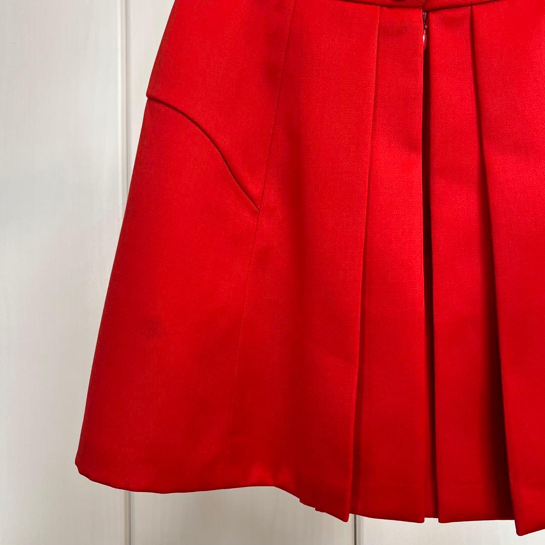 VIVIENNE WESTWOOD 旧赤タグ フロントプリーツ ウールスカート