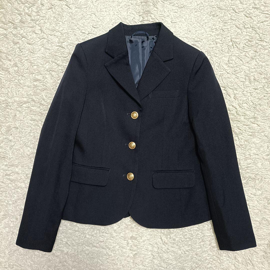 【4点セット】組曲 クミキョク フォーマルスーツ 紺ブレ 金ボタン 卒服 150