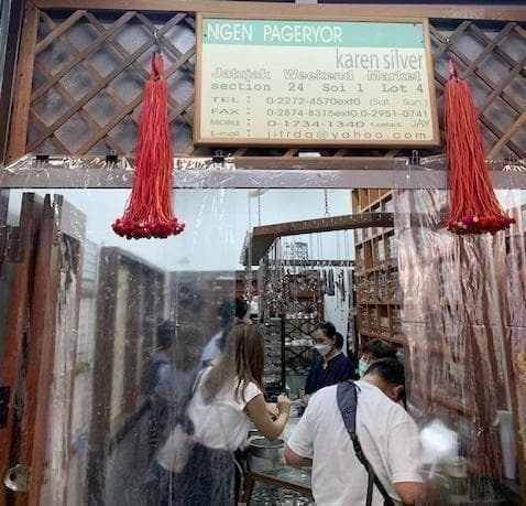 シルバーバングル カレンシルバー ハンドメイド タイシルバー 純銀 #24