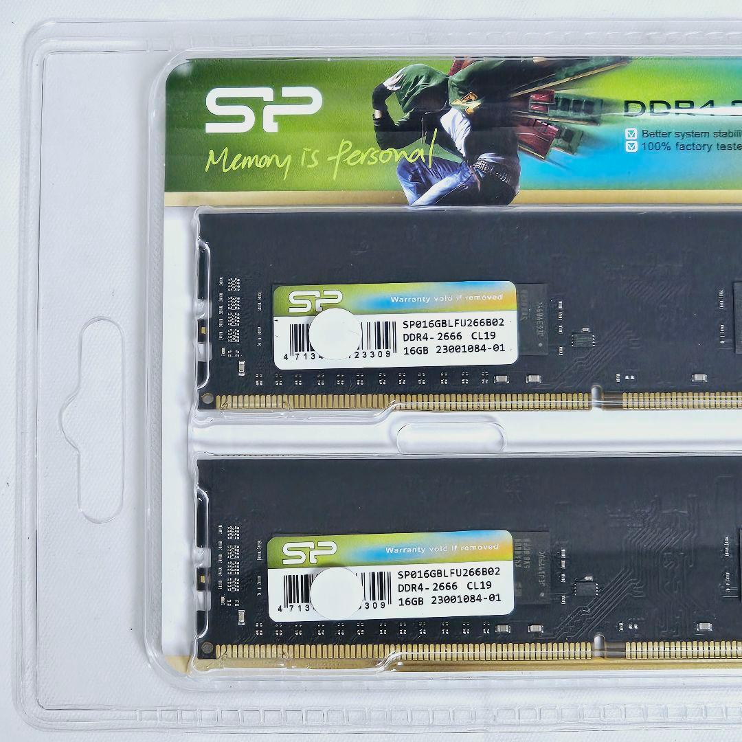 新品未開封 SP SP016GBLFU266B22 8GB ×2枚（計16GB）