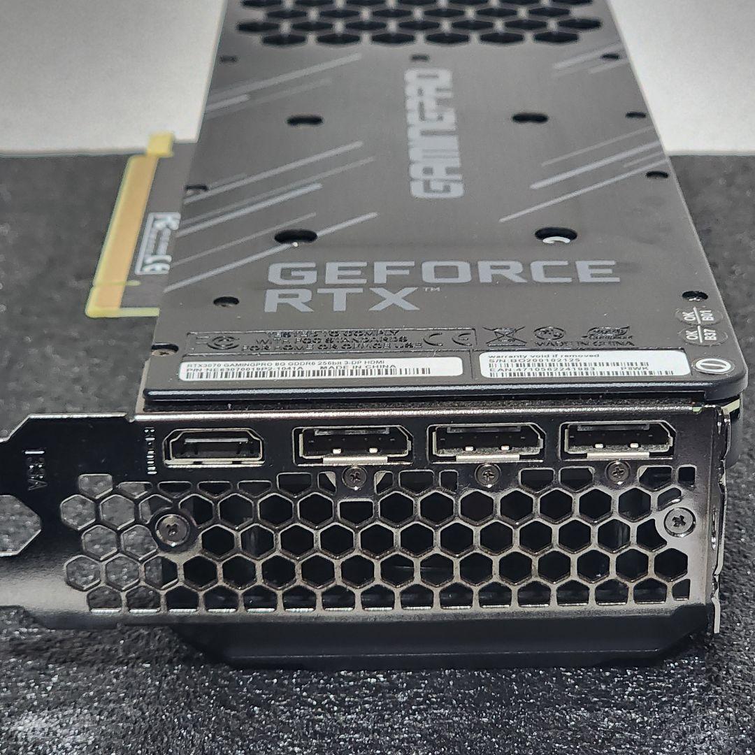 PALIT GEFORCE RTX3070 GAMINGPRO動作確認済み