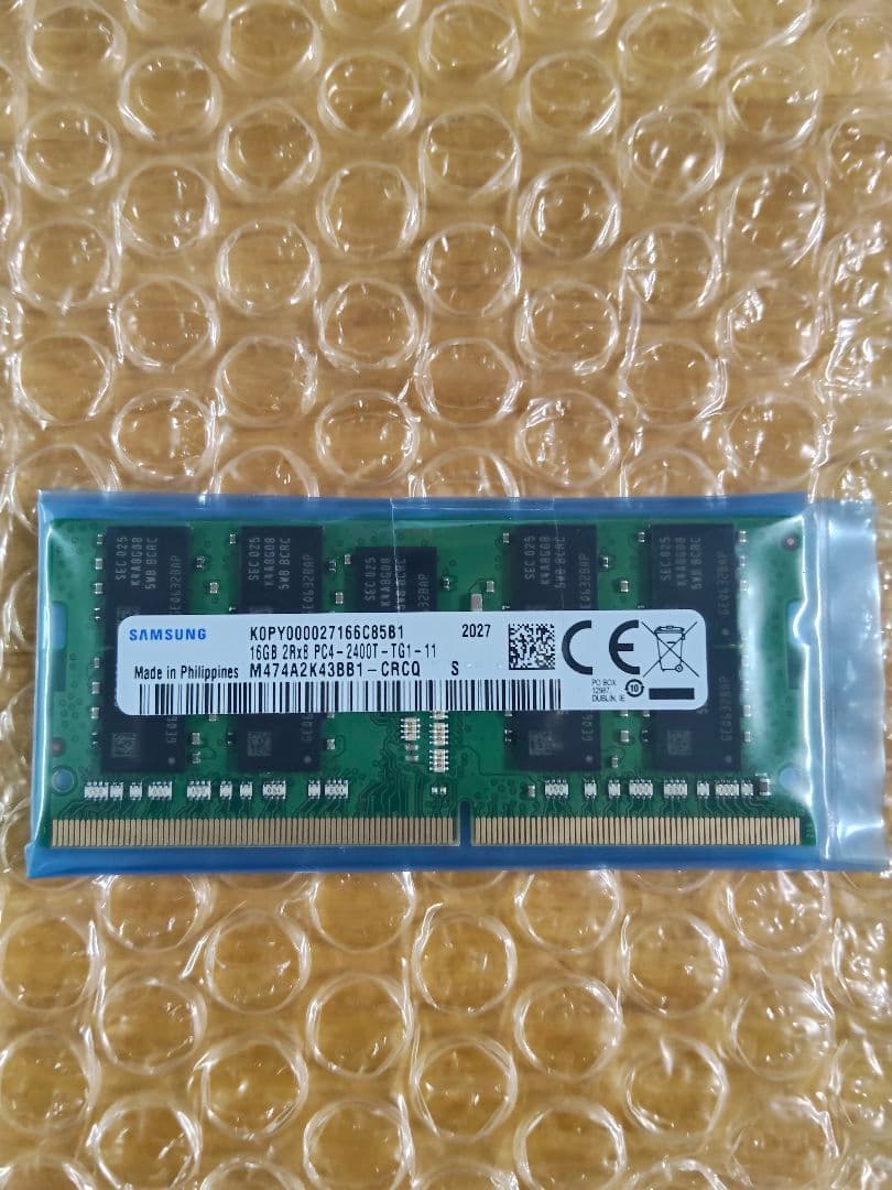 ま*び様 Samsung DDR4 16gb SODIMM