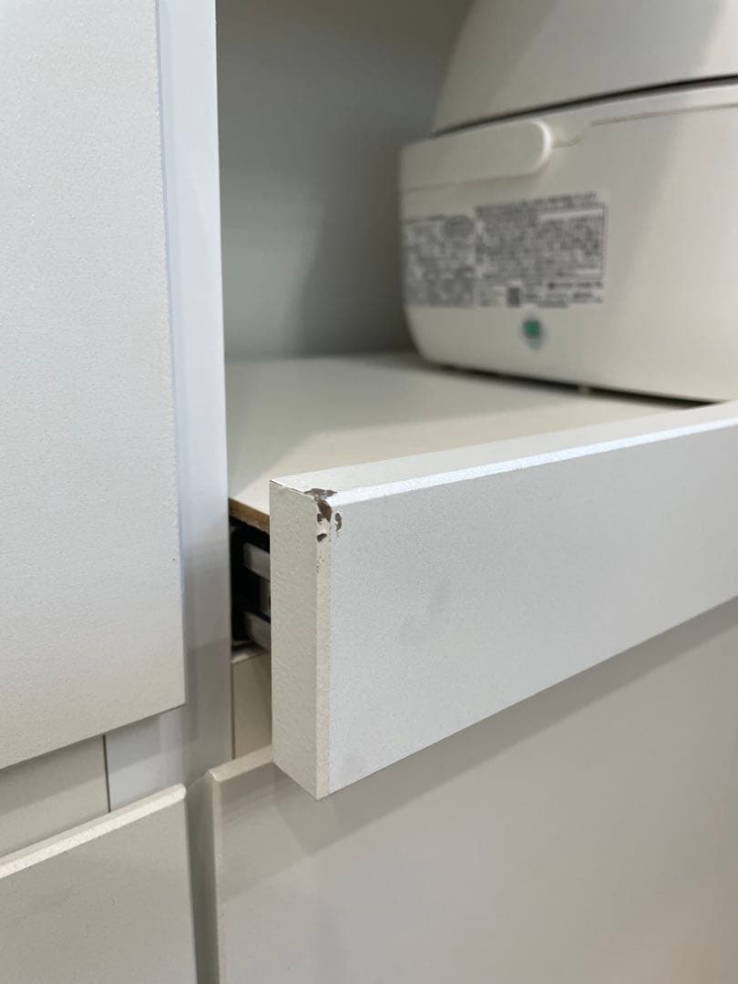 国産キッチンカウンター幅119/美品・使用1年/完成品/北欧インテリア/送料込