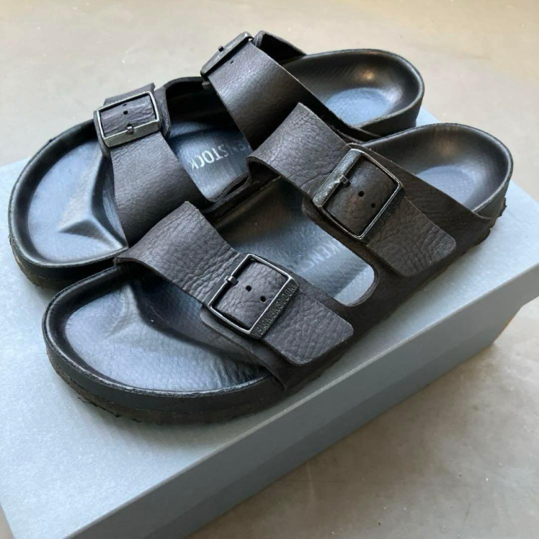ビルケンシュトック　アリゾナ レザーサンダル　42（27.0）　ナロー幅