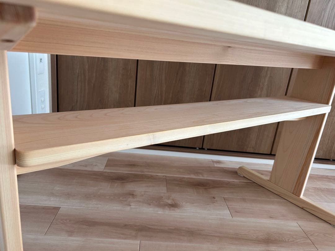 XYL キシル ダイニングテーブルT140国産ひのき無垢材 幅140cm