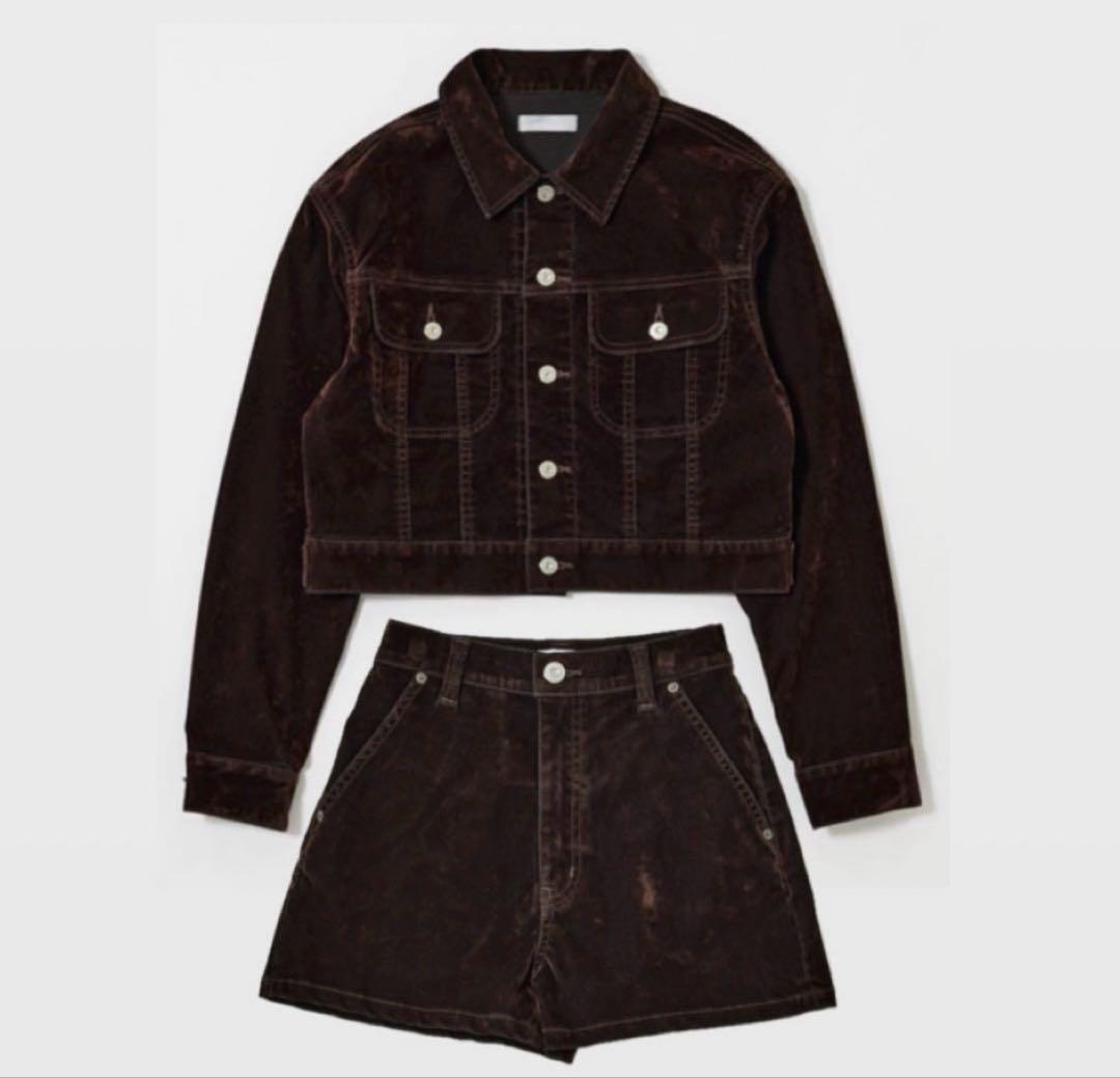 MOUSSY VELVET MICRO ショーツ