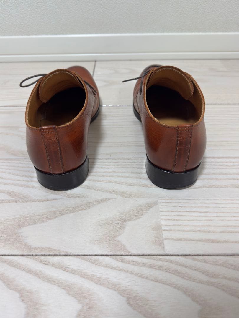 パドローネ　ダービープレーントゥ　40　茶色　箱無し