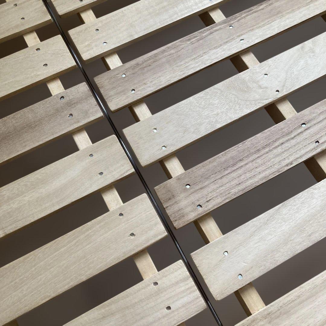 ★引取限定★ 無印良品 シングルベッドフレーム パイン材　収納ボックス×3