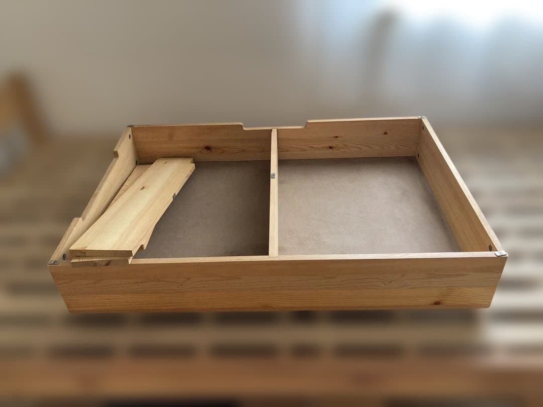 ★引取限定★ 無印良品 シングルベッドフレーム パイン材　収納ボックス×3