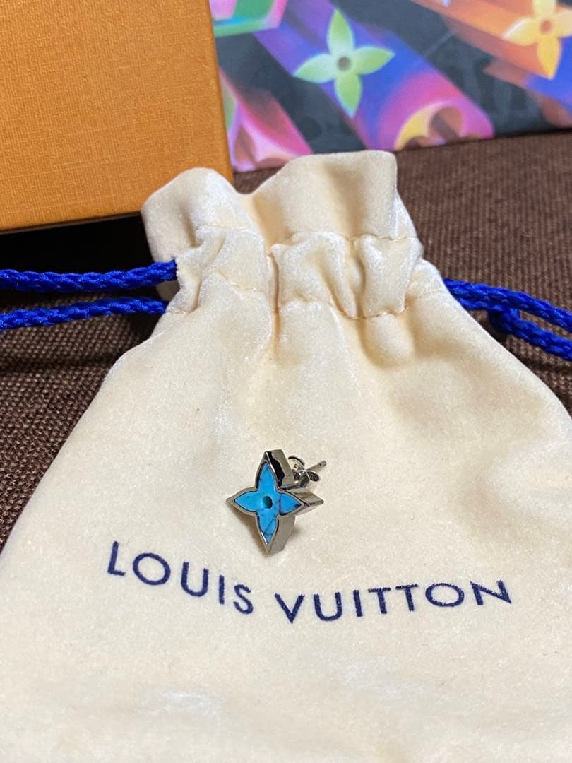 ルイヴィトン ピアス ブックル・LVイニシャル M80183 メタル