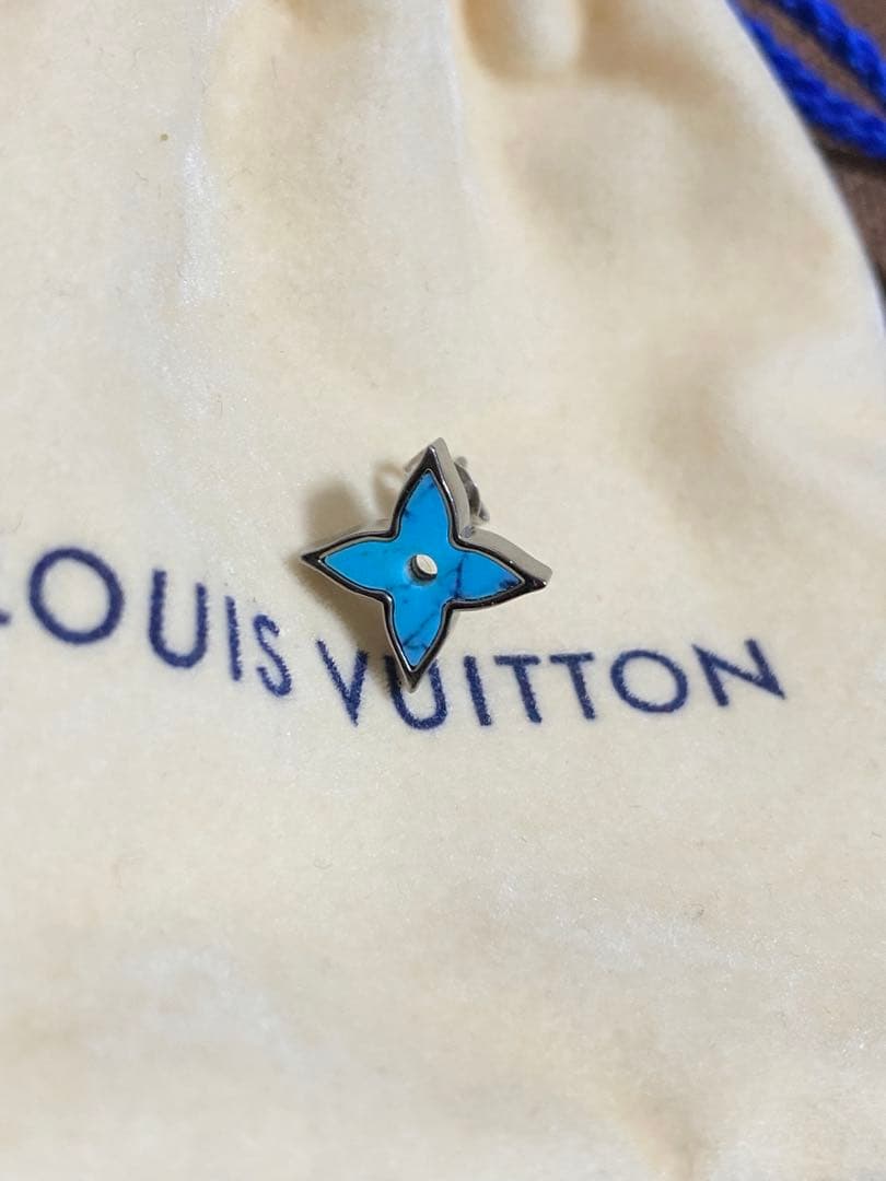 ルイヴィトン ピアス ブックル・LVイニシャル M80183 メタル