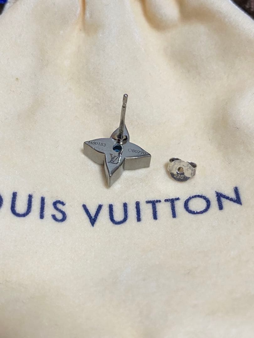 ルイヴィトン ピアス ブックル・LVイニシャル M80183 メタル