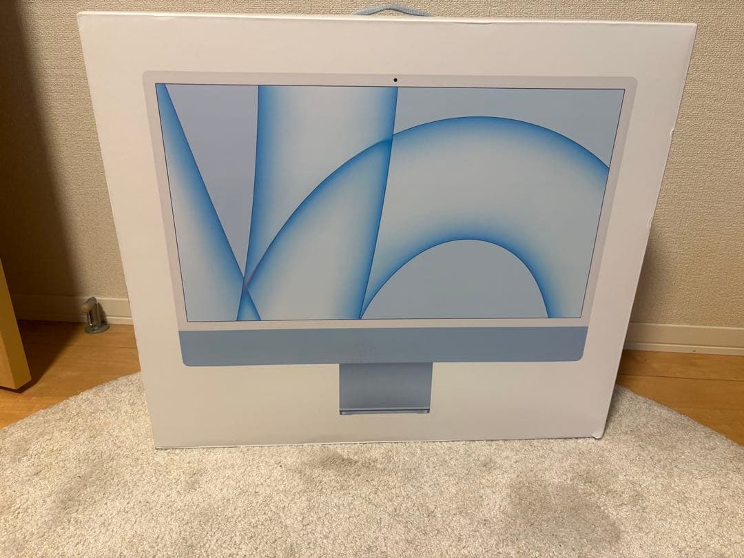 【美品】Apple iMac 24インチ ブルー