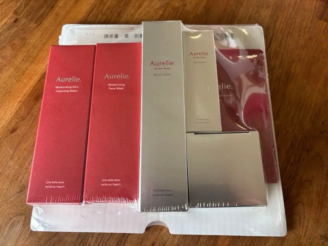 [新品未開封]Aurelie プレミアムエイジング集中ケア5点セット +マスク