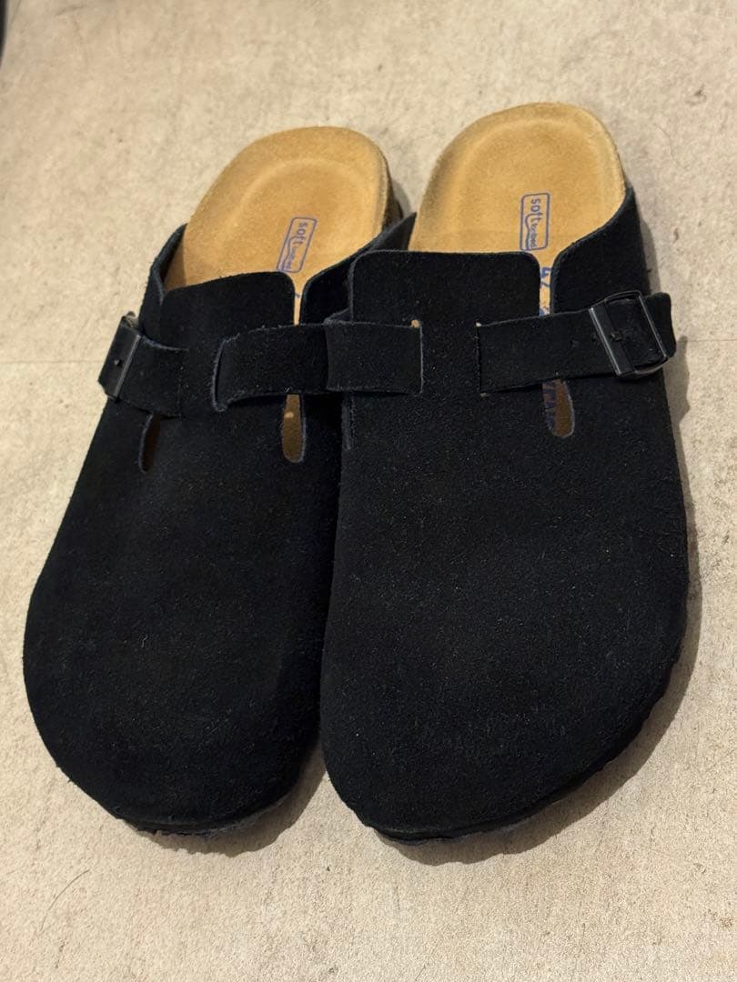 BIRKENSTOCK BOSTON ブラック ボストン 42 ナロー