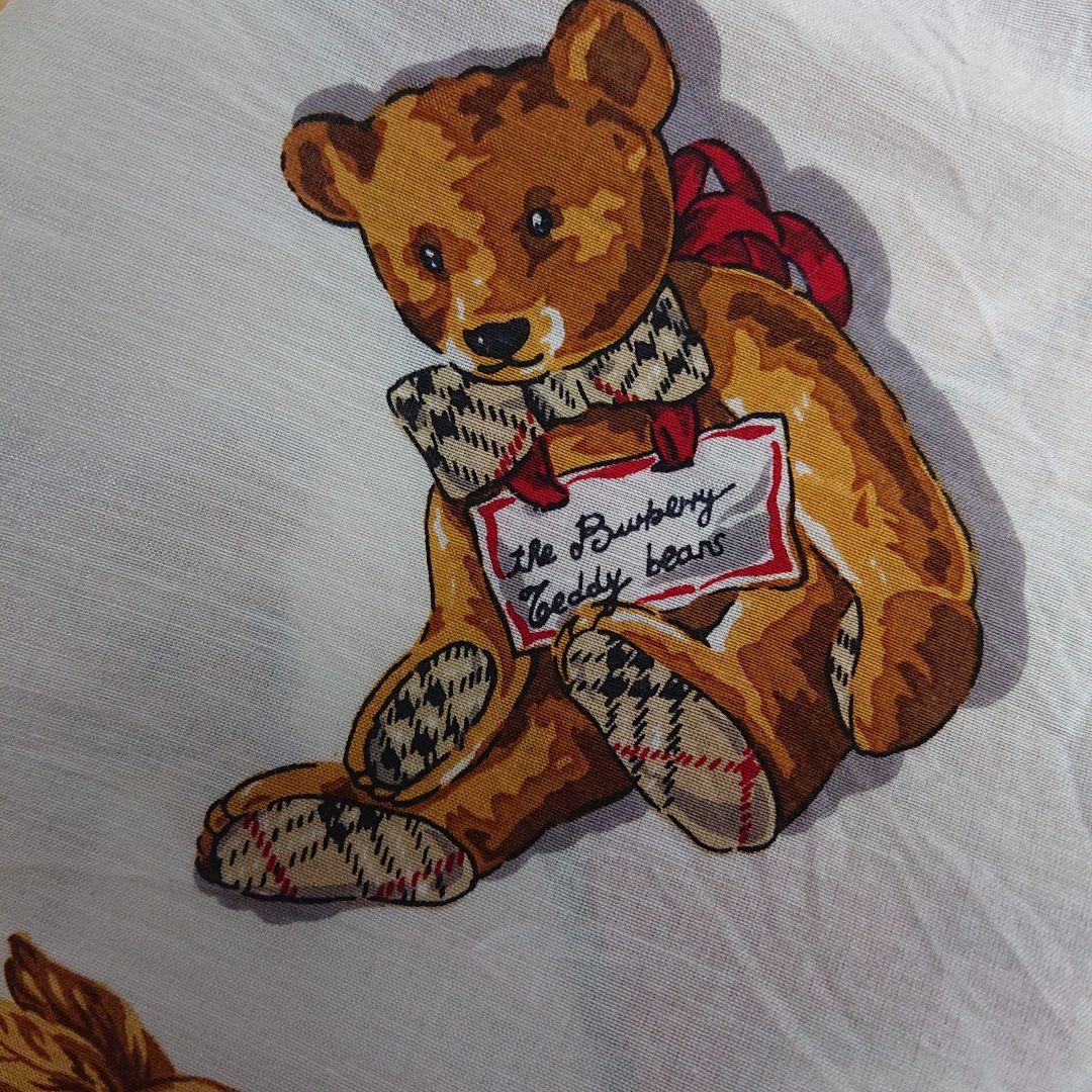 希少 Burberrys テディベア ハンカチ 約52㎝