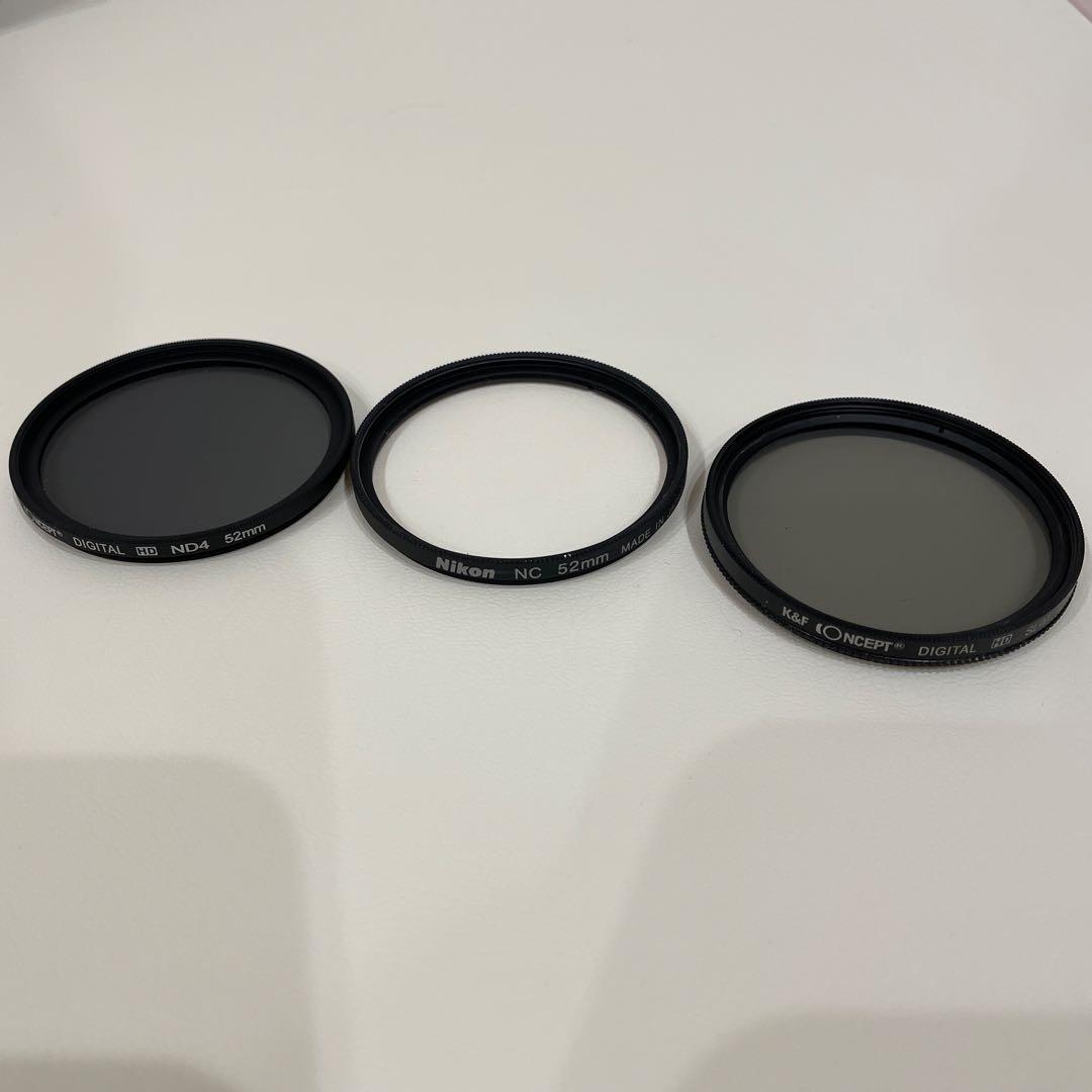 Nikon D5500デジタル一眼レフカメラ レンズ3本、フィルター3種類付き