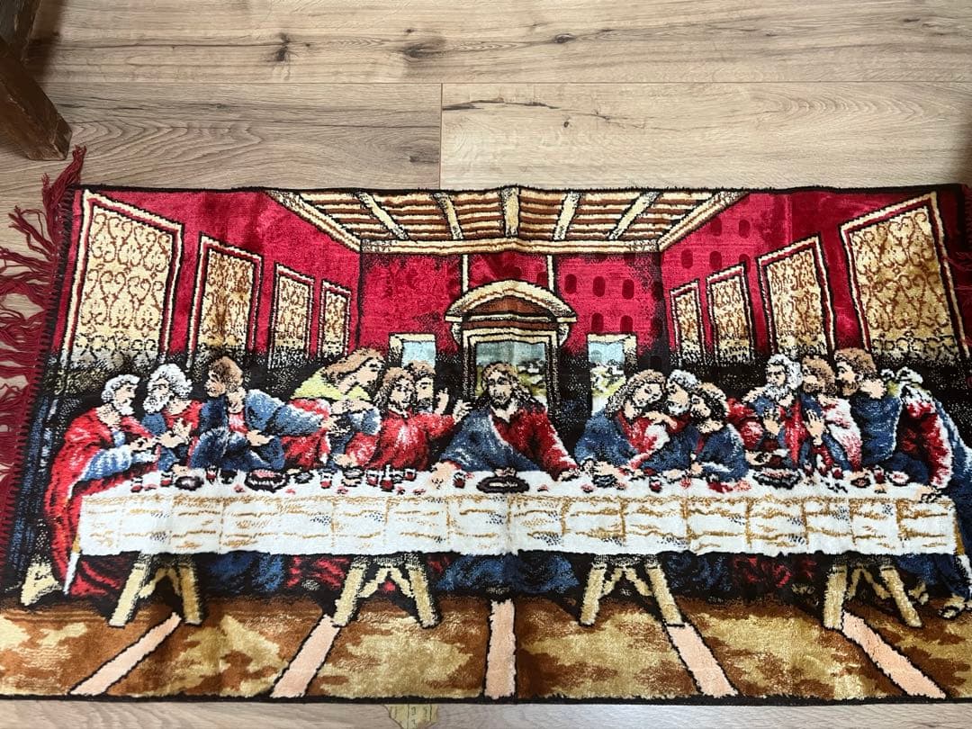 最後の晩餐デザインラグ