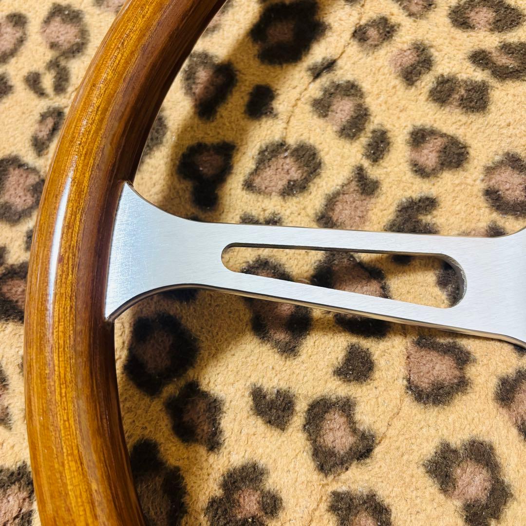 ウッドステアリング ウッドハンドル　車　ハンドル　ホーンボタン　カー用品