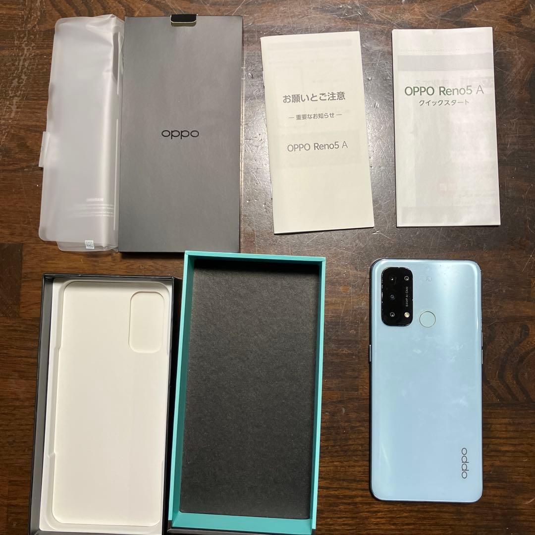 OPPO Reno5 A 5G アイスブルー A1010P SIMフリー