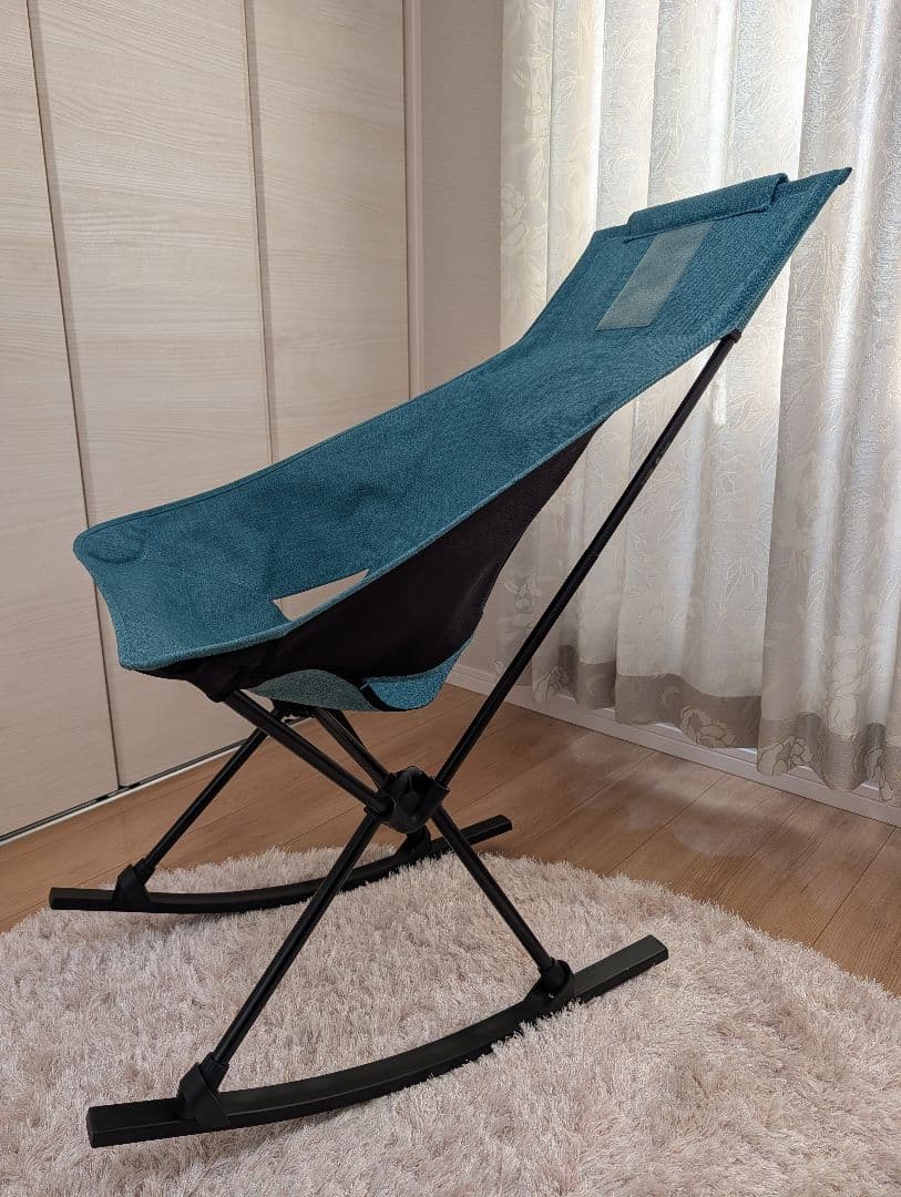 ヘリノックス サンセットチェア ラグーンブルー ロッキングフット付き