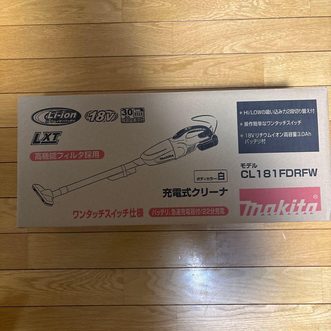 Makita 充電式クリーナー CL181FDRF 定価37000円
