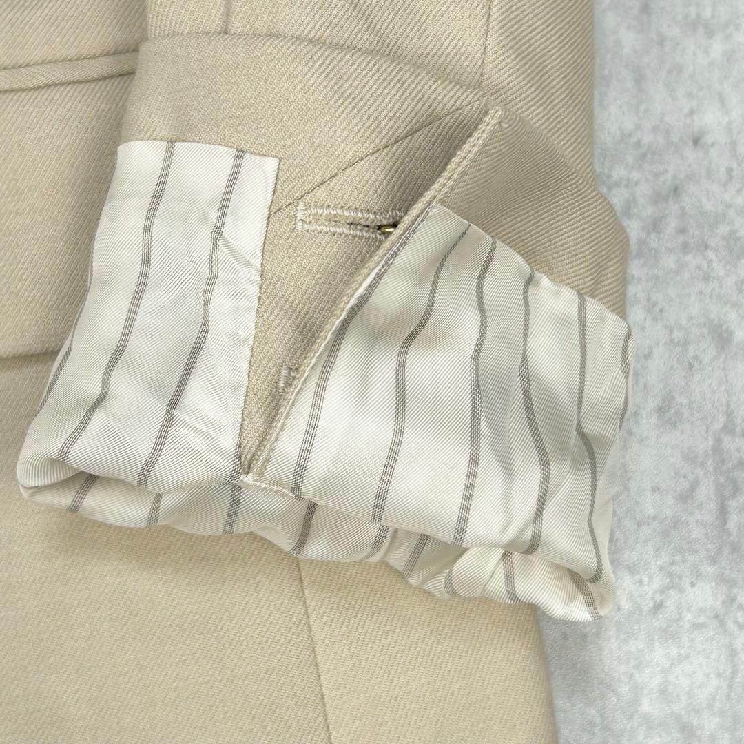 NOBLE ダブルブレスト　テーラード　ジャケット　ベージュ