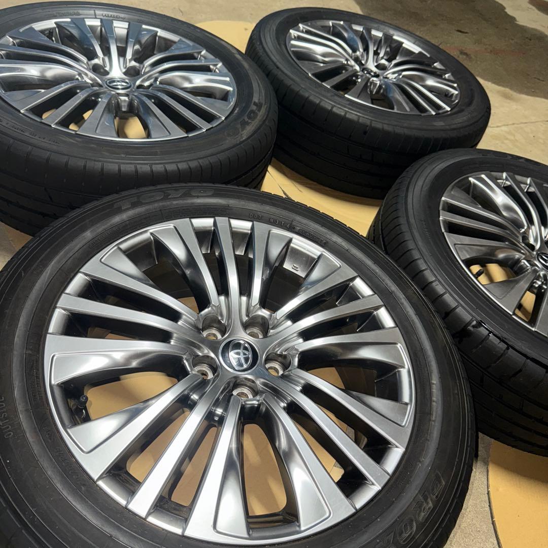 ハリアー80 Zグレード純正　アルミホイール　タイヤ付き　４本セット