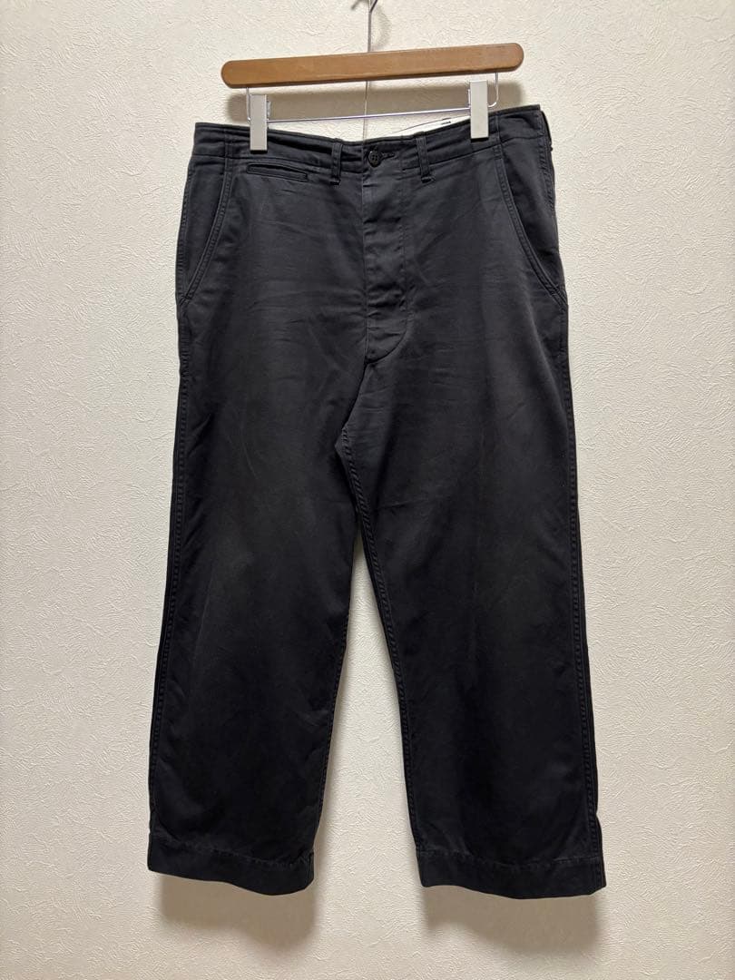 j*0様 CIOTA スビンコットン ウェポン チノパンツPTLM-102M 黒