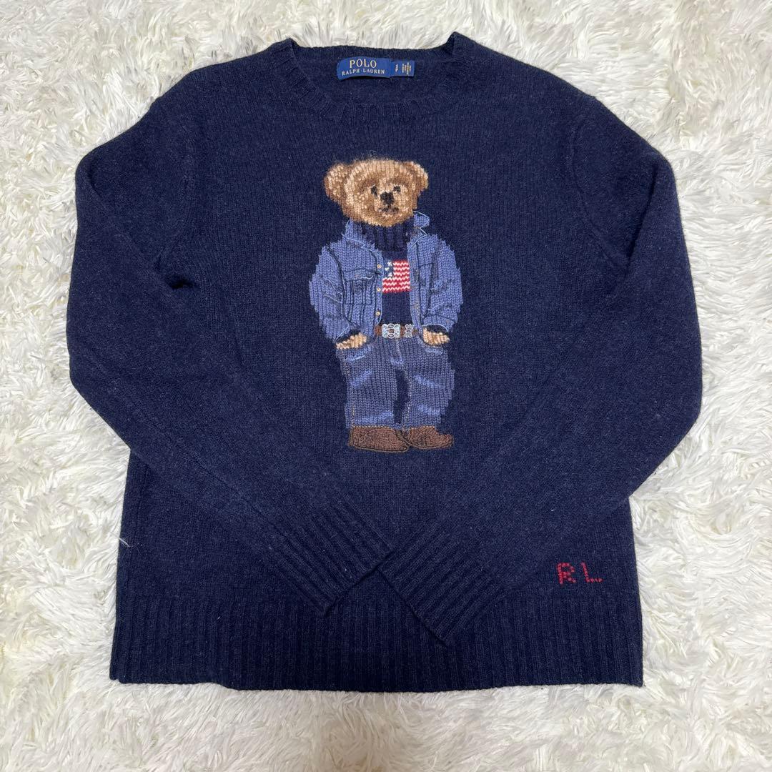 ラルフローレン ポロベア セーター コットンニット　S