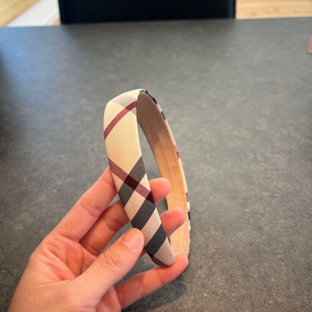 BURBERRY/バーバリーノバチェックカチューシャ