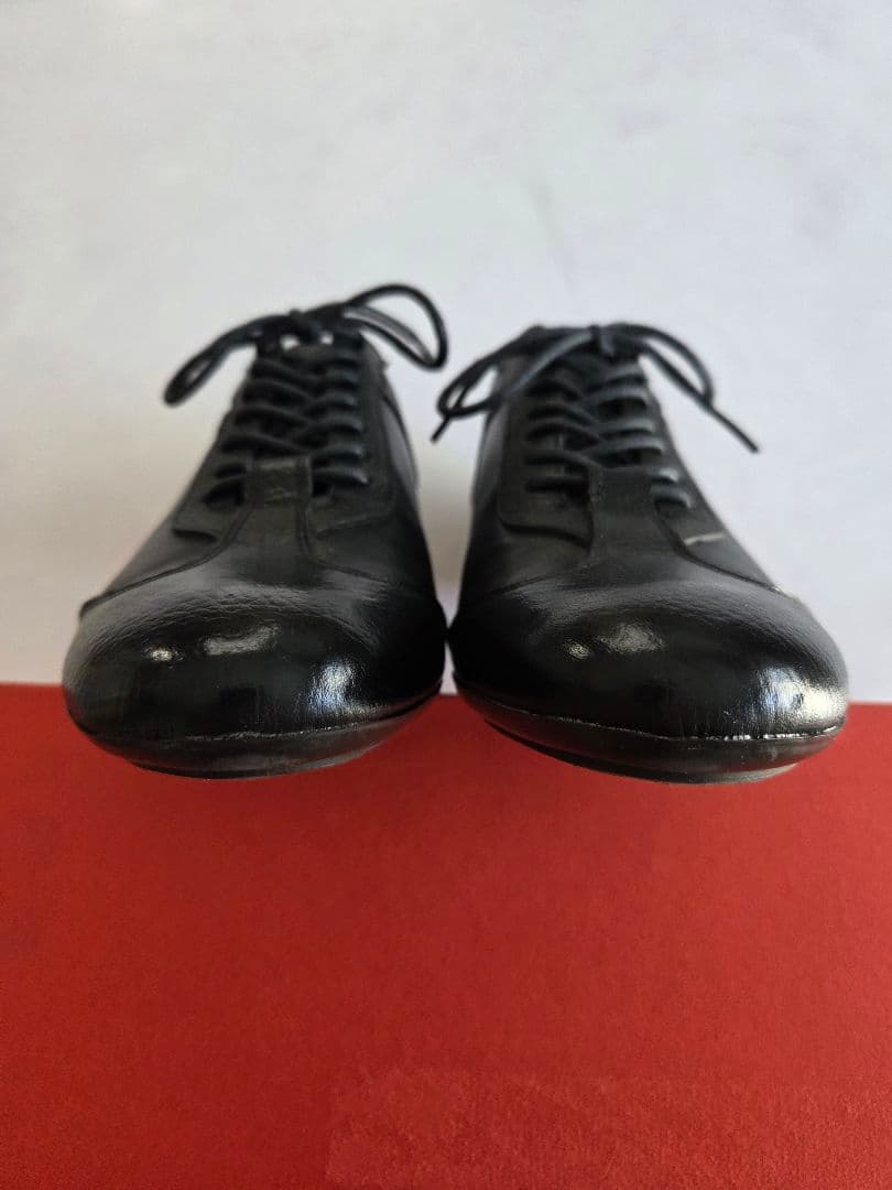 【美品】大塚製靴　レザースニーカー　ジェントル　24.5cm　ブラック