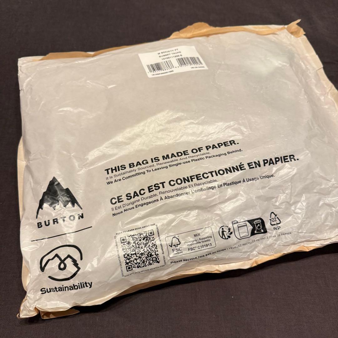 【新品未使用】BURTON Women's Society Pants