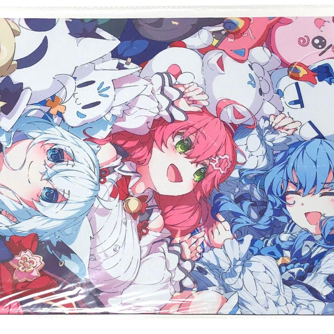 ホロライブ 白上フブキ さくらみこ 星街すいせい スリーブ プレイマット セット