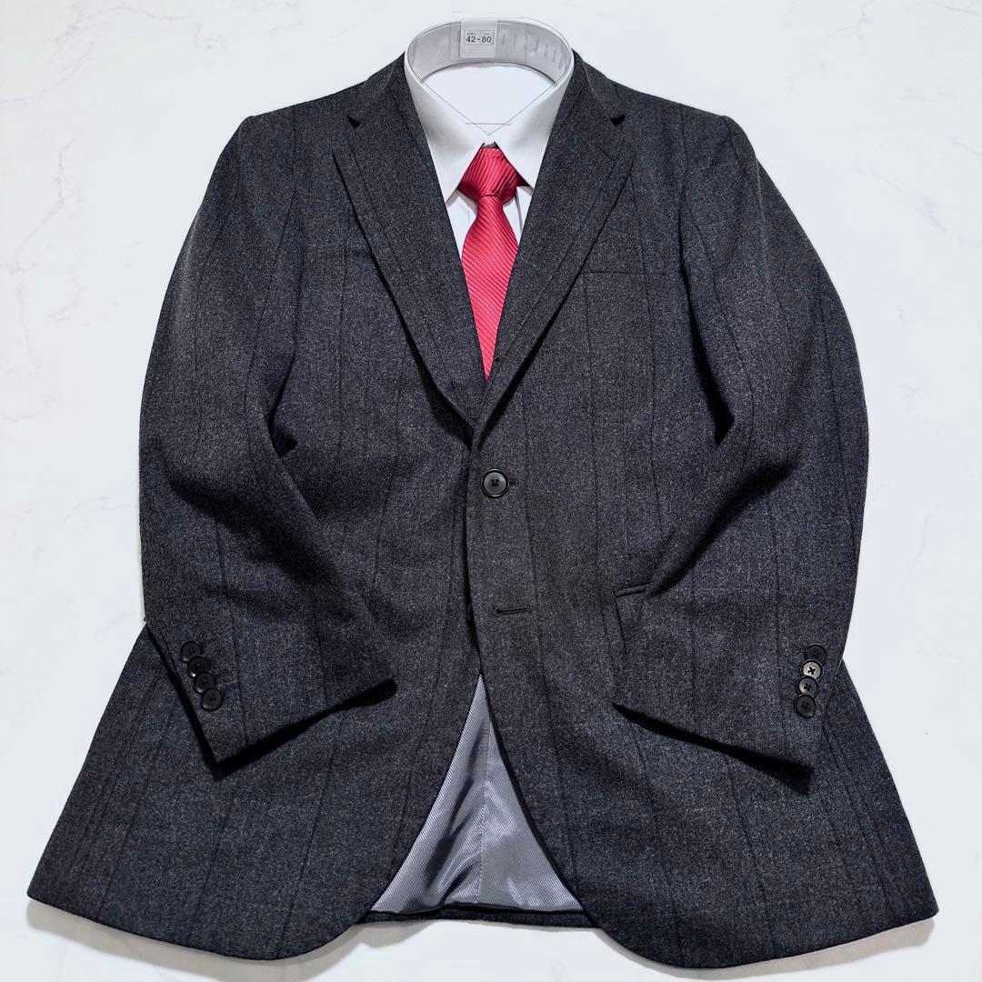 トゥモローランドピルグリム フランネルスーツ カルロバルベラ 秋冬 グレー44