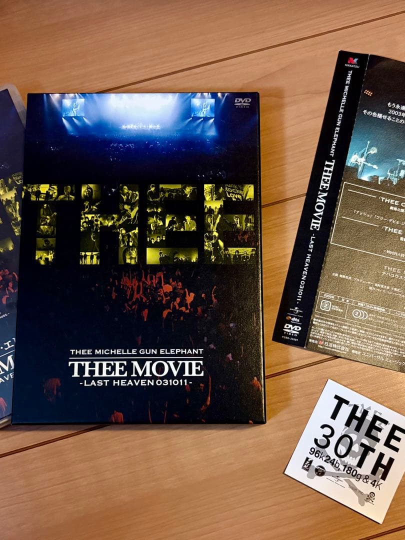 ミッシェルガンエレファントTHEE MOVIE DVD初回盤 30THステッカー