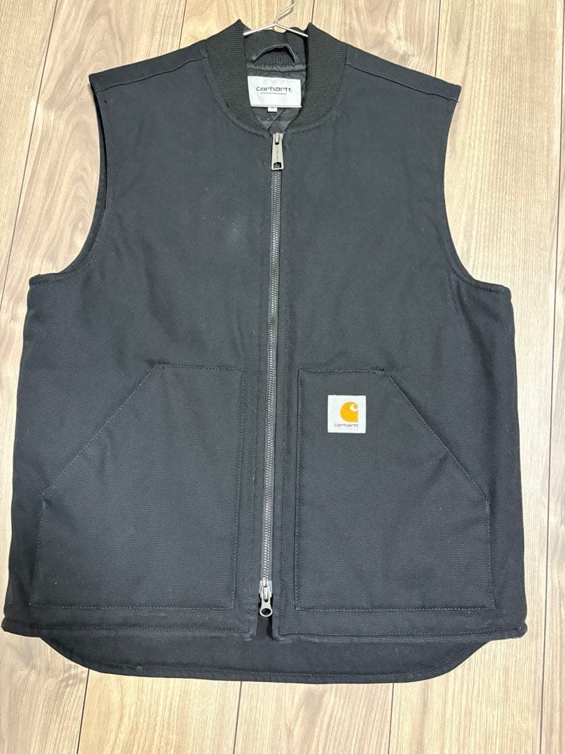 odenboysCarhartt カーハート ブラック ジップアップベスト