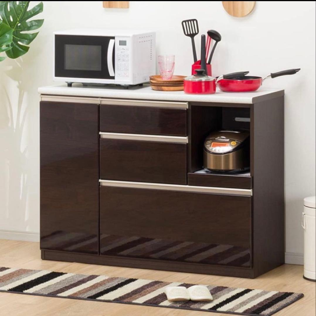 【引取可】ニトリ　キッチンカウンター　DW色