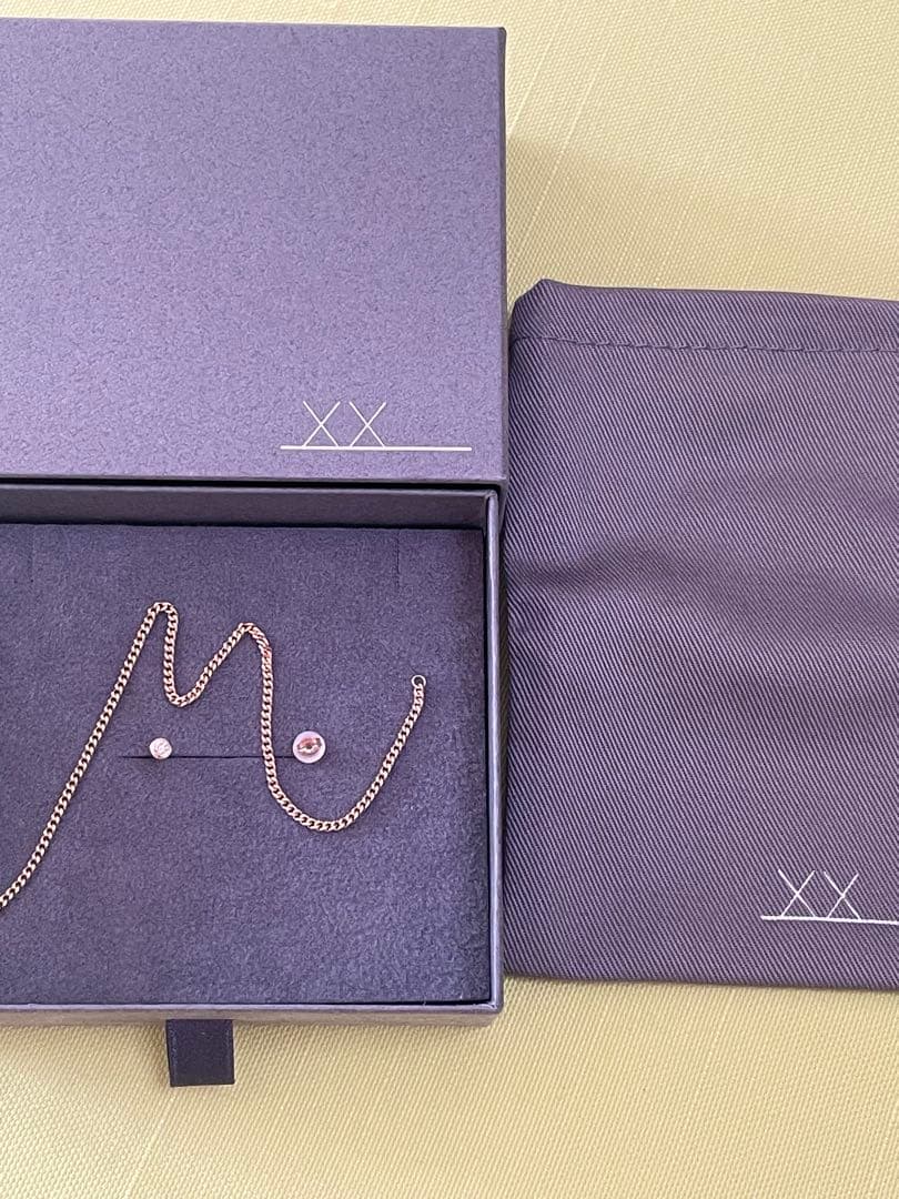 MOIXX K10ゴールド ダイヤチェーンスタイル ピアス(片耳用)