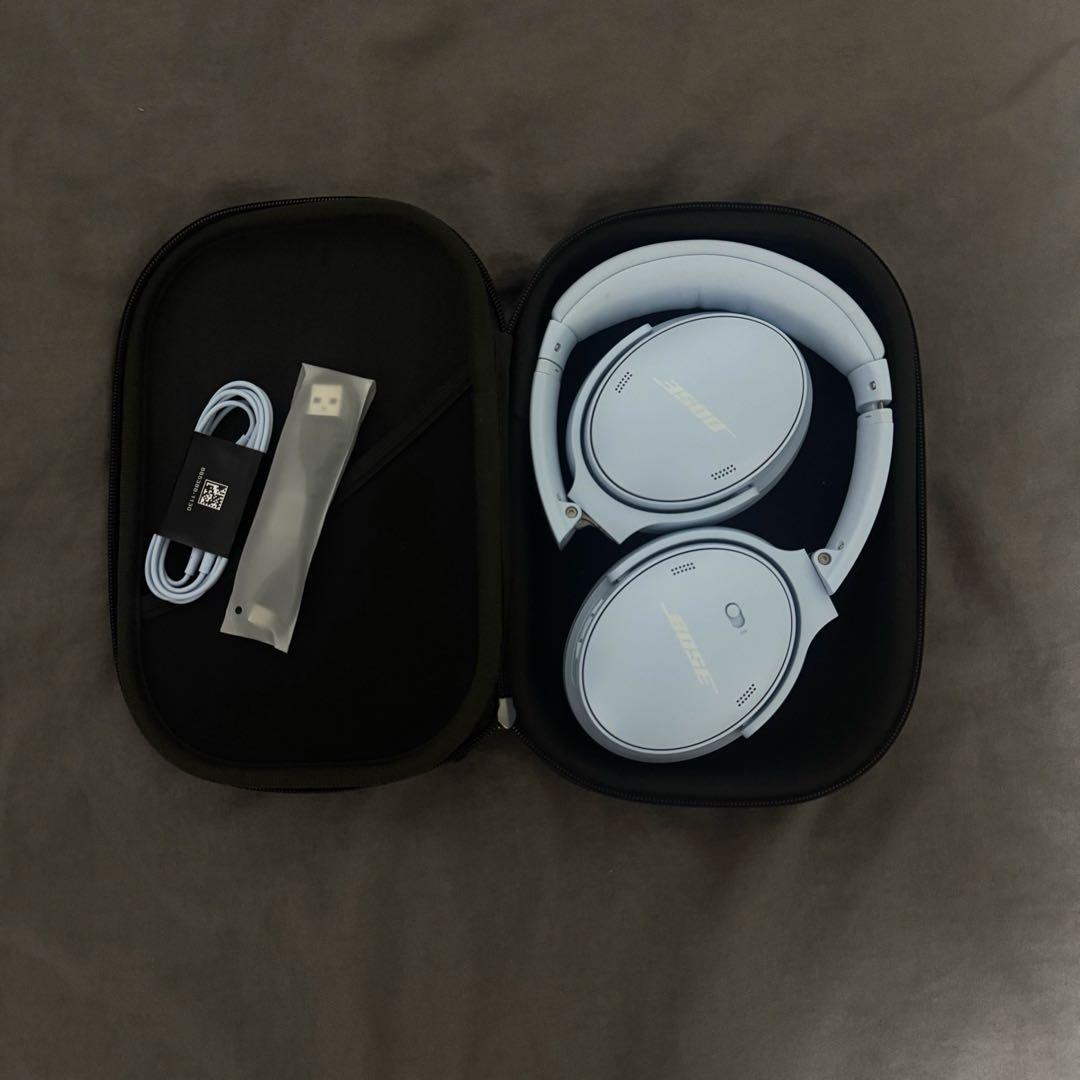 BOSE QC45 ヘッドホン ムーンストーンブルー 美品