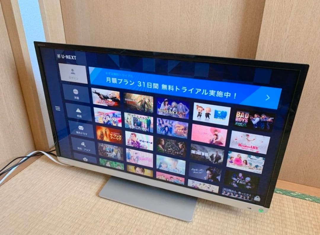 スマ一ト液晶テレビ 東芝 32型 32インチ ネット動画 可