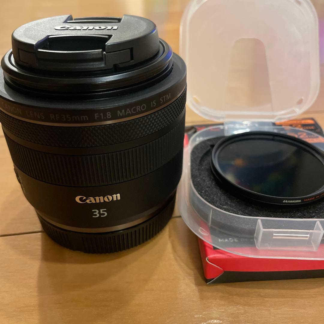 RF35mm F1.8 MACRO IS STM + PLフィルター