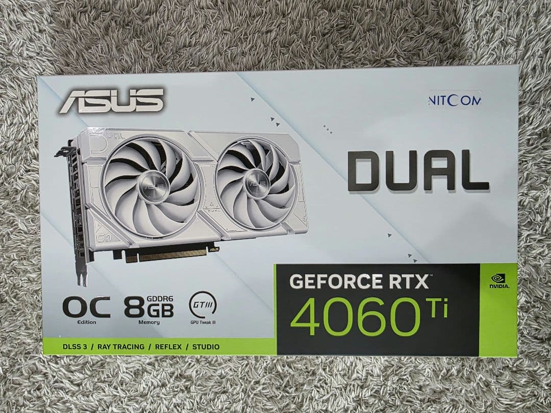 ASUS GEFORCE RTX 4060Ti 8GB グラボ