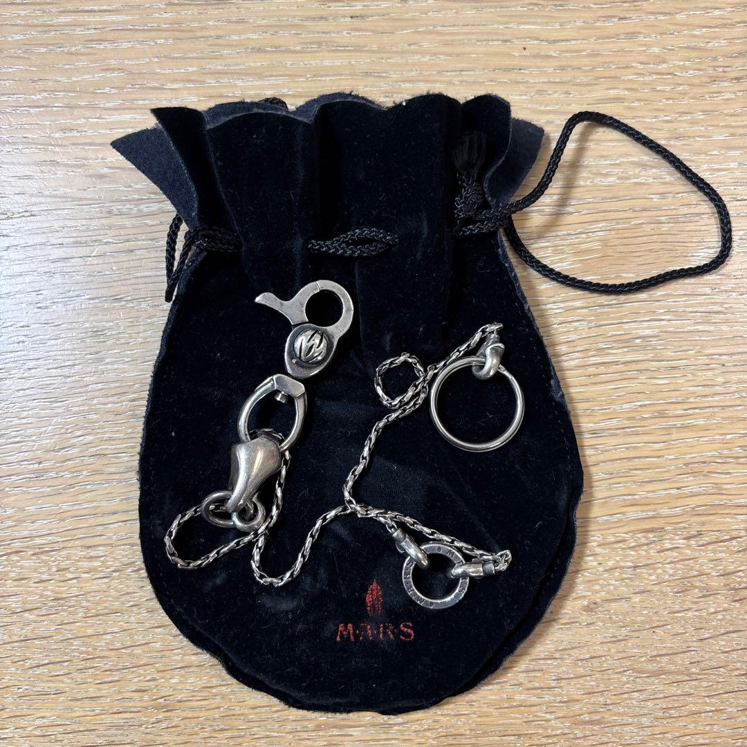 マーズ　MARS ウォレットチェーン シルバー