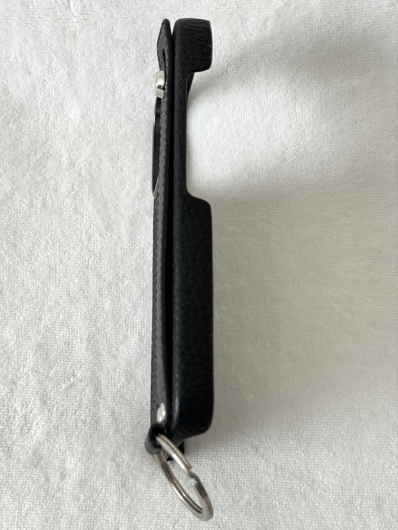 美品 ボナベンチュラ iPhone 15 Pro用レザーケース ブラック