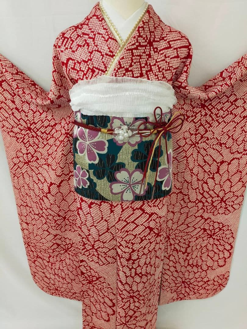 売約済み【WA-Modern】★★　振袖3点セット(振袖袋帯長襦袢)★★